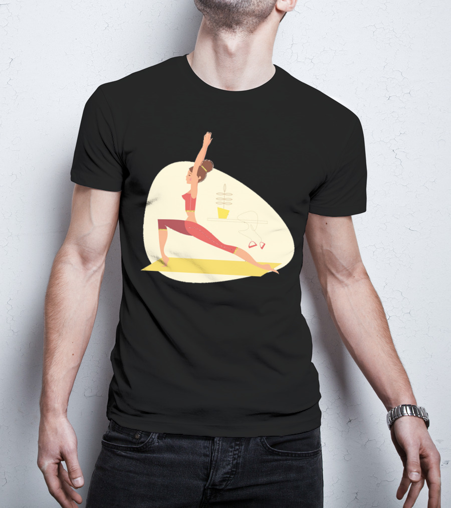 Fun Yoga Pose For Relaxing Workout Sessions T-Shirt