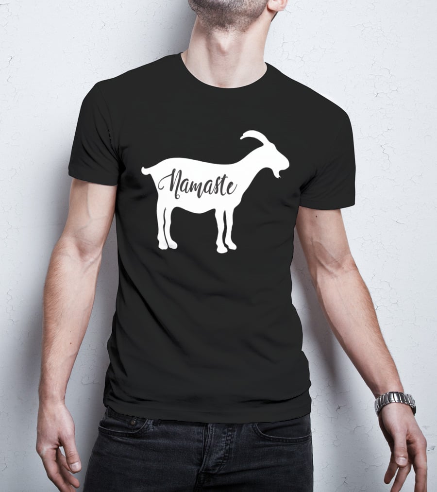 Goat Namaste Yoga Symbol T-Shirt