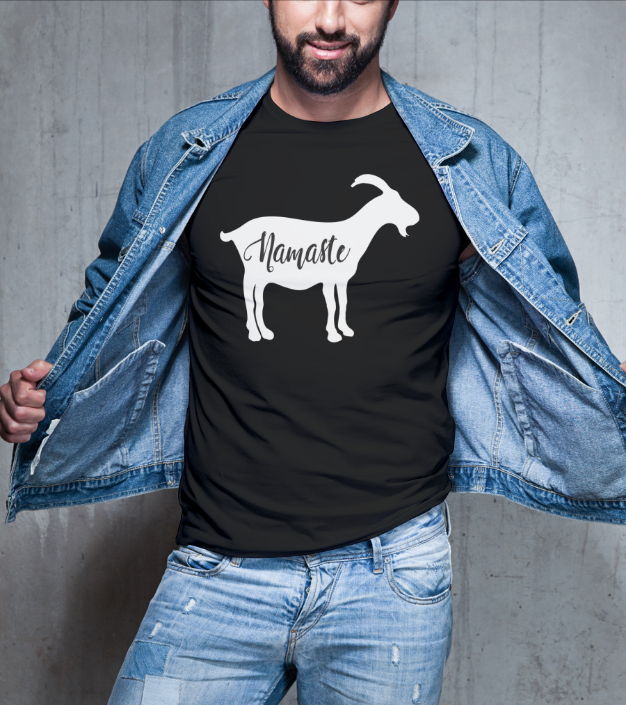Goat Namaste Yoga Symbol T-Shirt