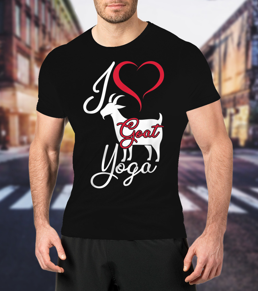 I Love Goat Yoga T-Shirt