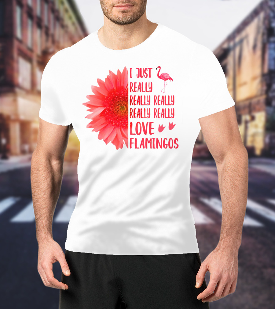 I Just Really Really Really Really Really Love Flamingos T-Shirt