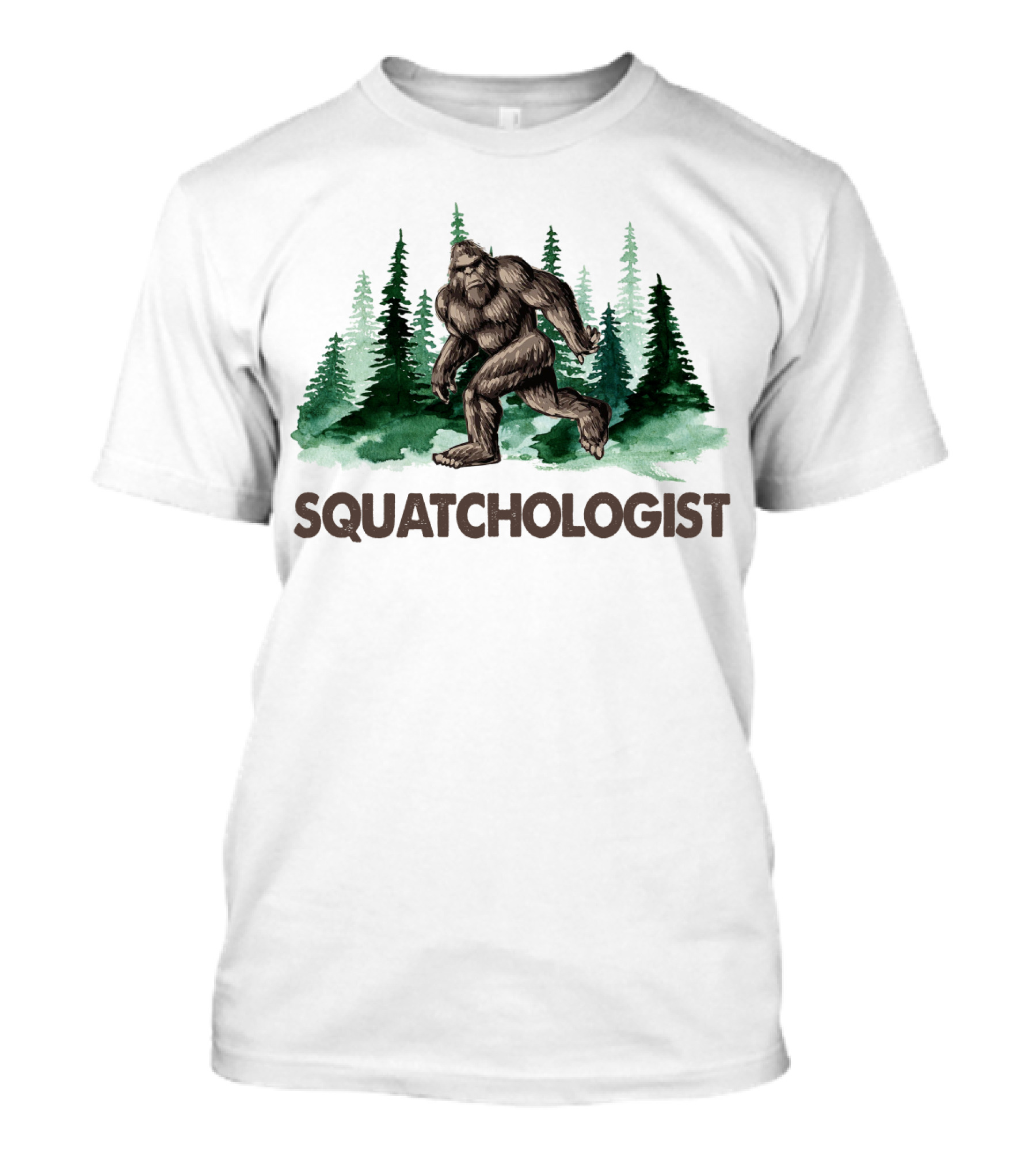 Squatchologist Bigfoot Forest Exploration T-Shirt