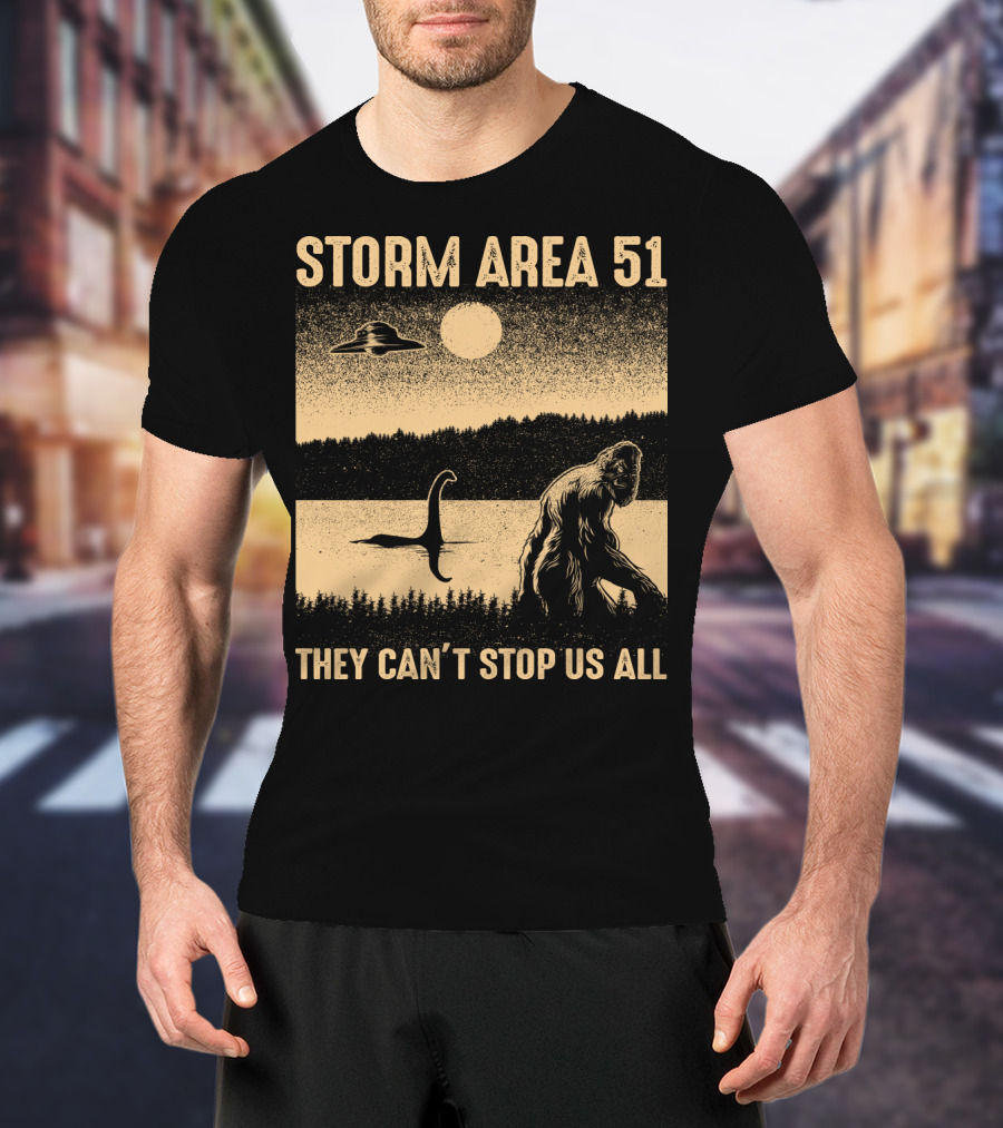 Storm Area 51 They Can't Stop US All T-Shirt