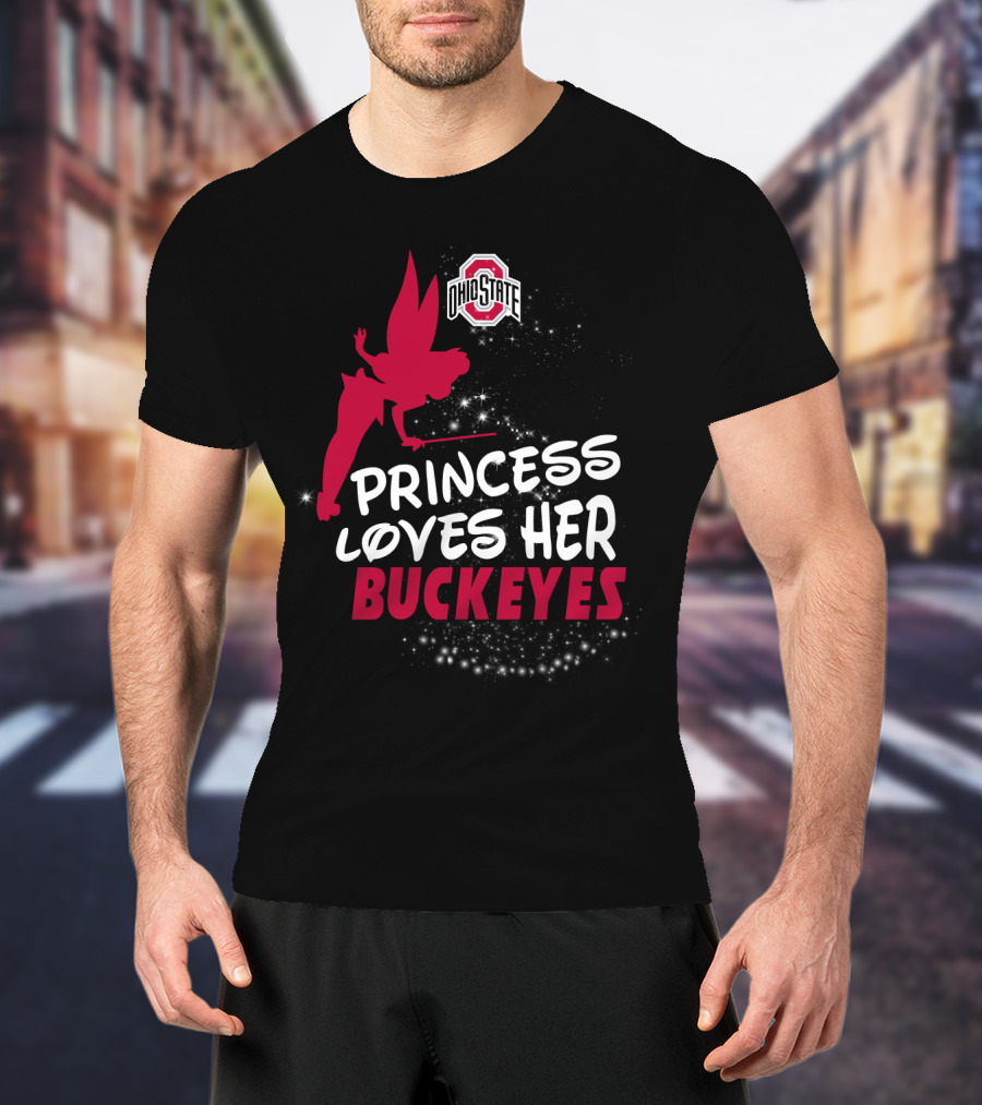 Ohio State Princess Loves Her Buckeyes T-Shirt