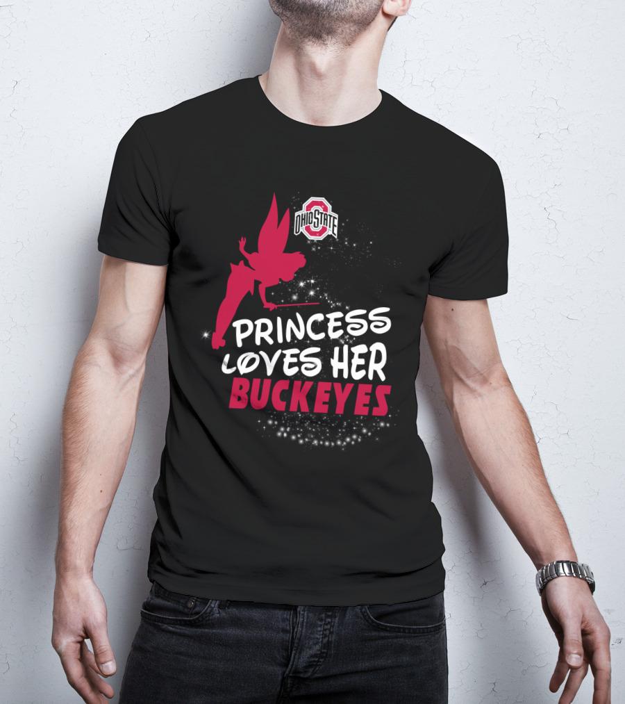 Ohio State Princess Loves Her Buckeyes T-Shirt