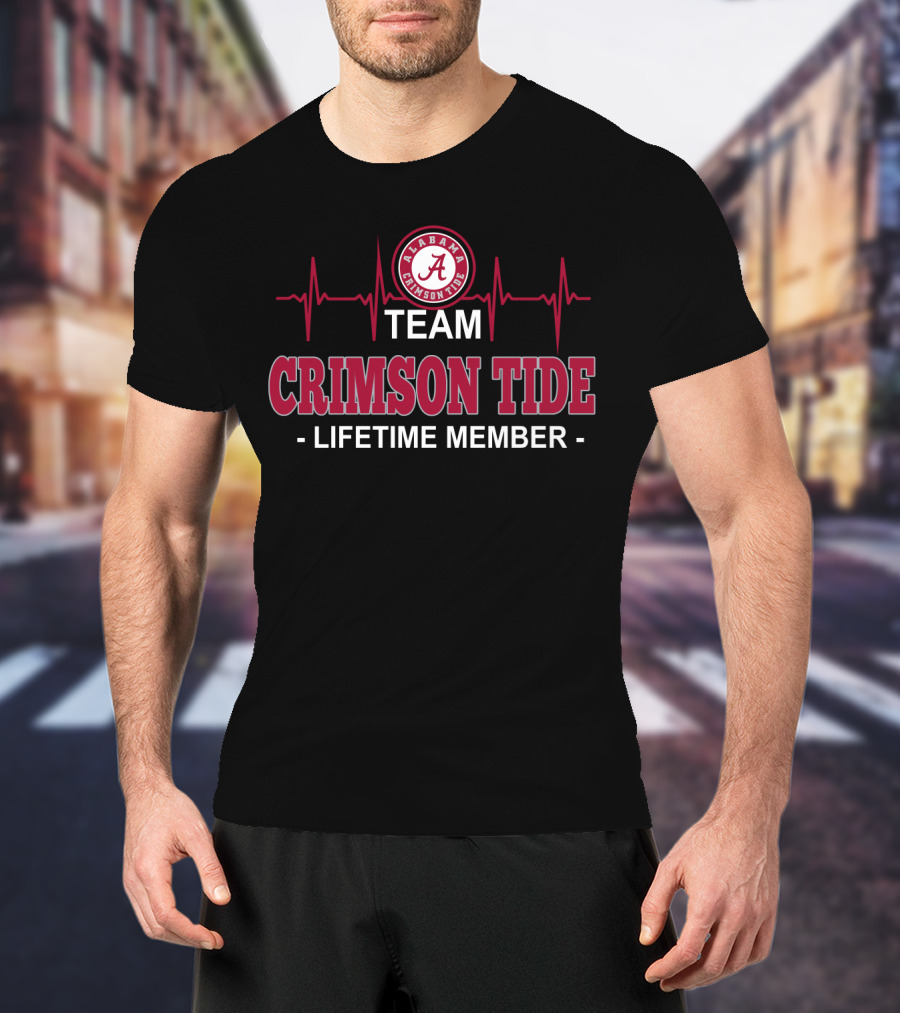 Team Alabama Crimson Tide Lifetime Member T-Shirt