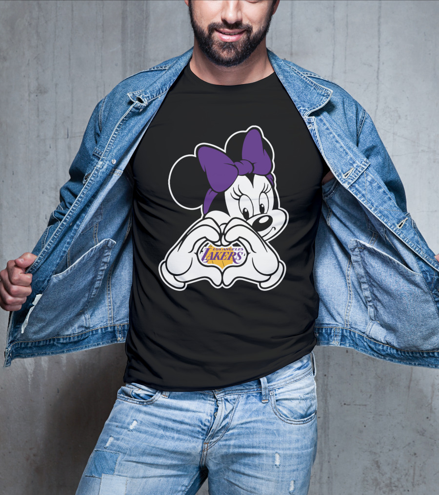 Minnie Mouse Los Angeles Lakers Fan T-Shirt