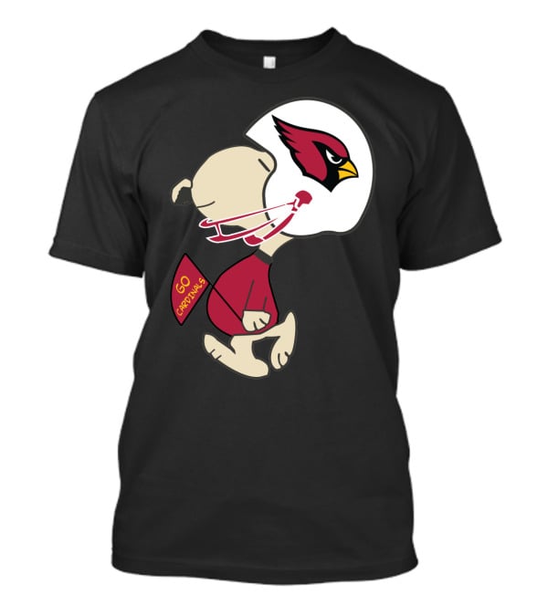 Go Cardinals Fans Helmet T-Shirt