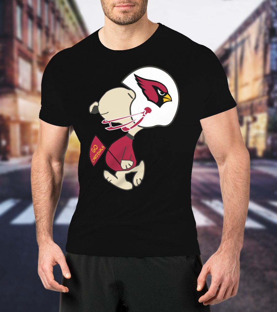 Go Cardinals Fans Helmet T-Shirt