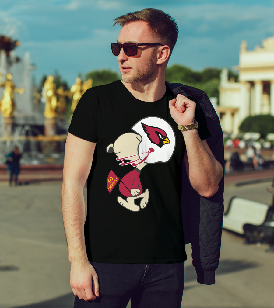 Go Cardinals Fans Helmet T-Shirt