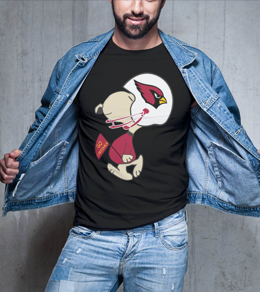 Go Cardinals Fans Helmet T-Shirt
