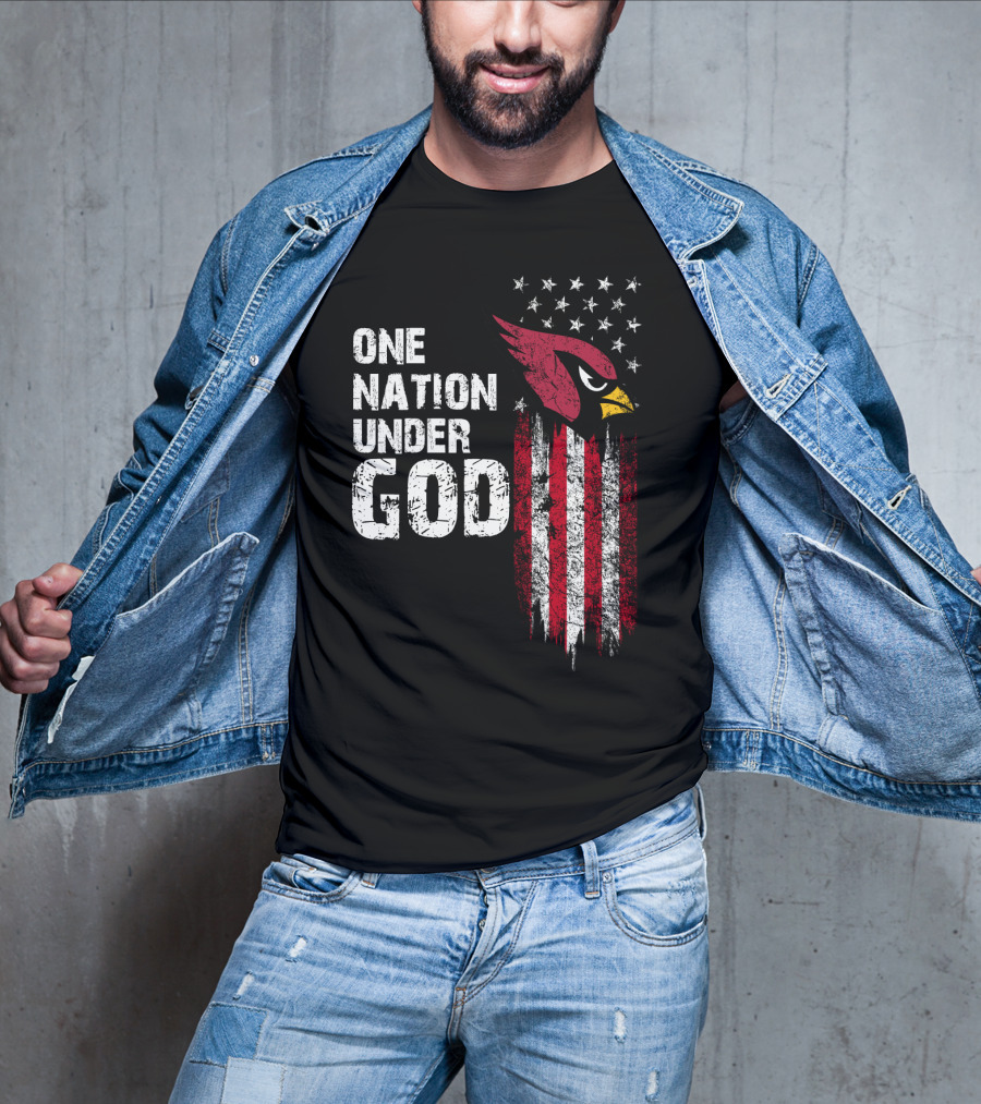 One Nation Under God Cardinals Fans T-Shirt