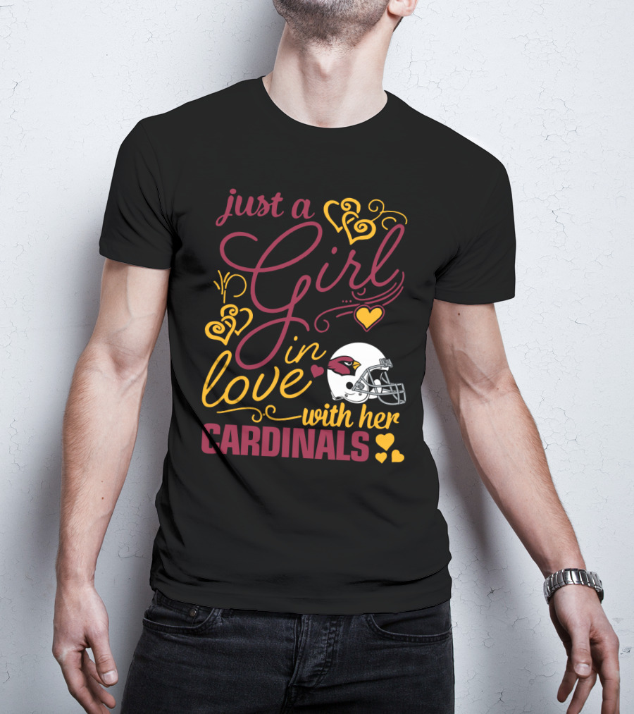 Just A Girl In Love With Her Cardinals T-Shirt