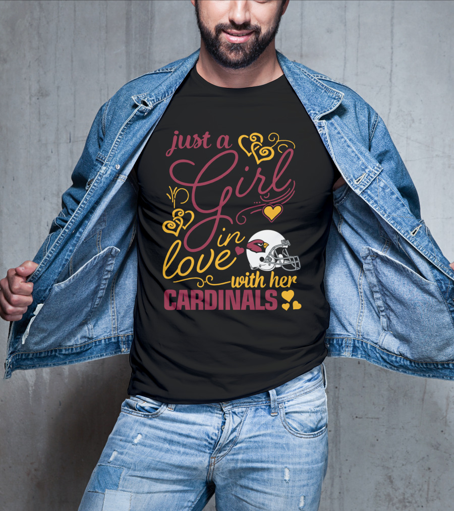 Just A Girl In Love With Her Cardinals T-Shirt