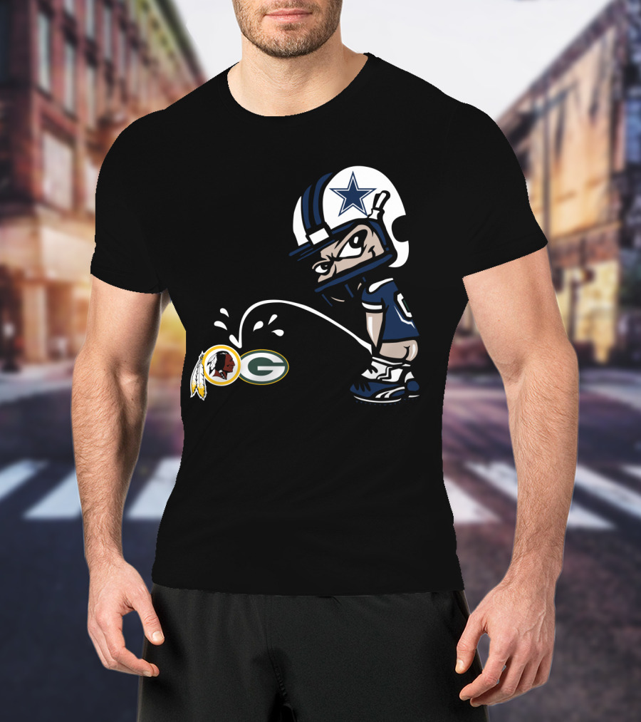 Cowboys Nation Rivalry Symbols Football Humor T-Shirt