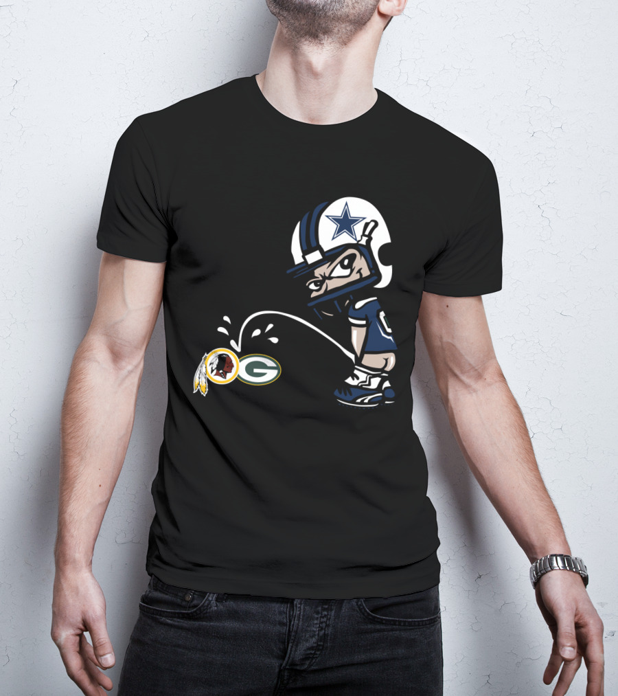 Cowboys Nation Rivalry Symbols Football Humor T-Shirt