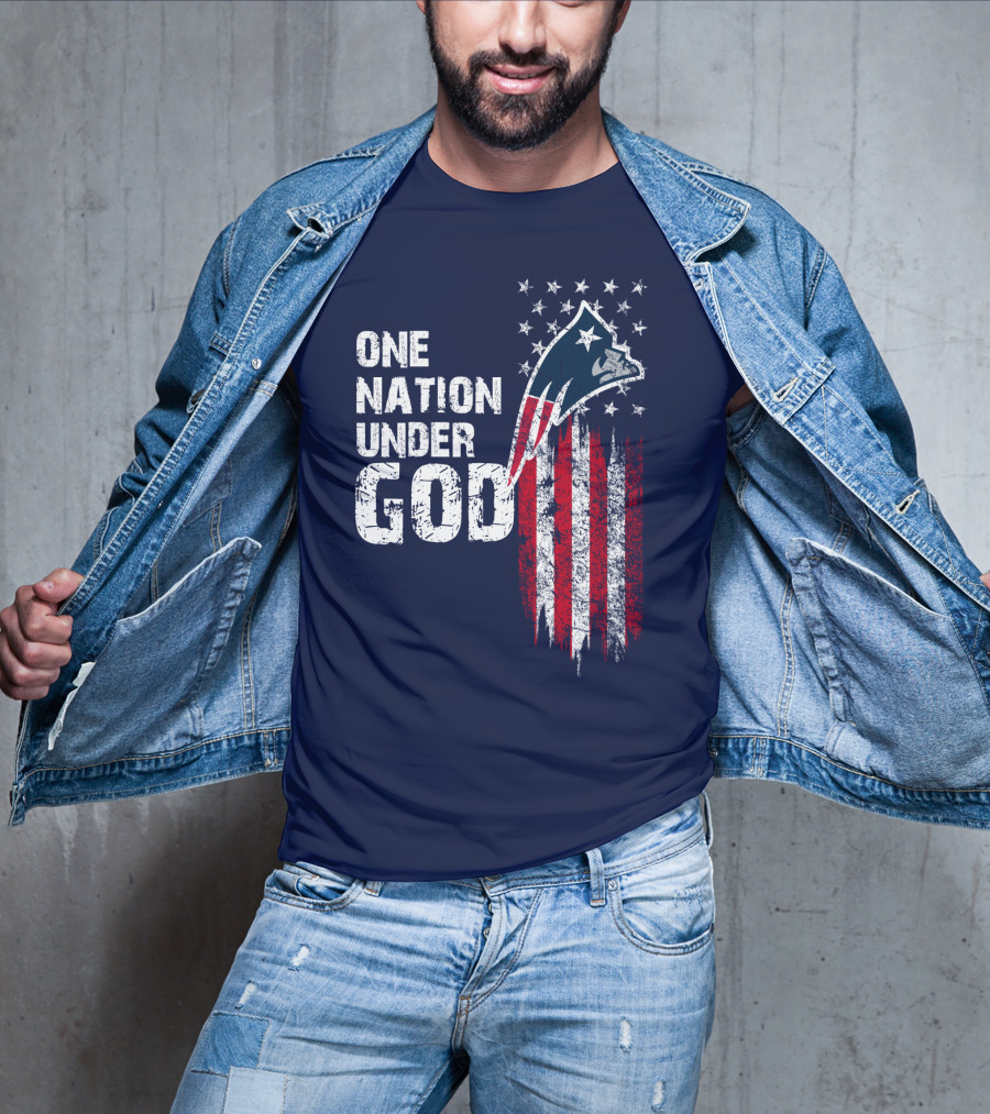 One Nation Under God New England Patriots T-Shirt