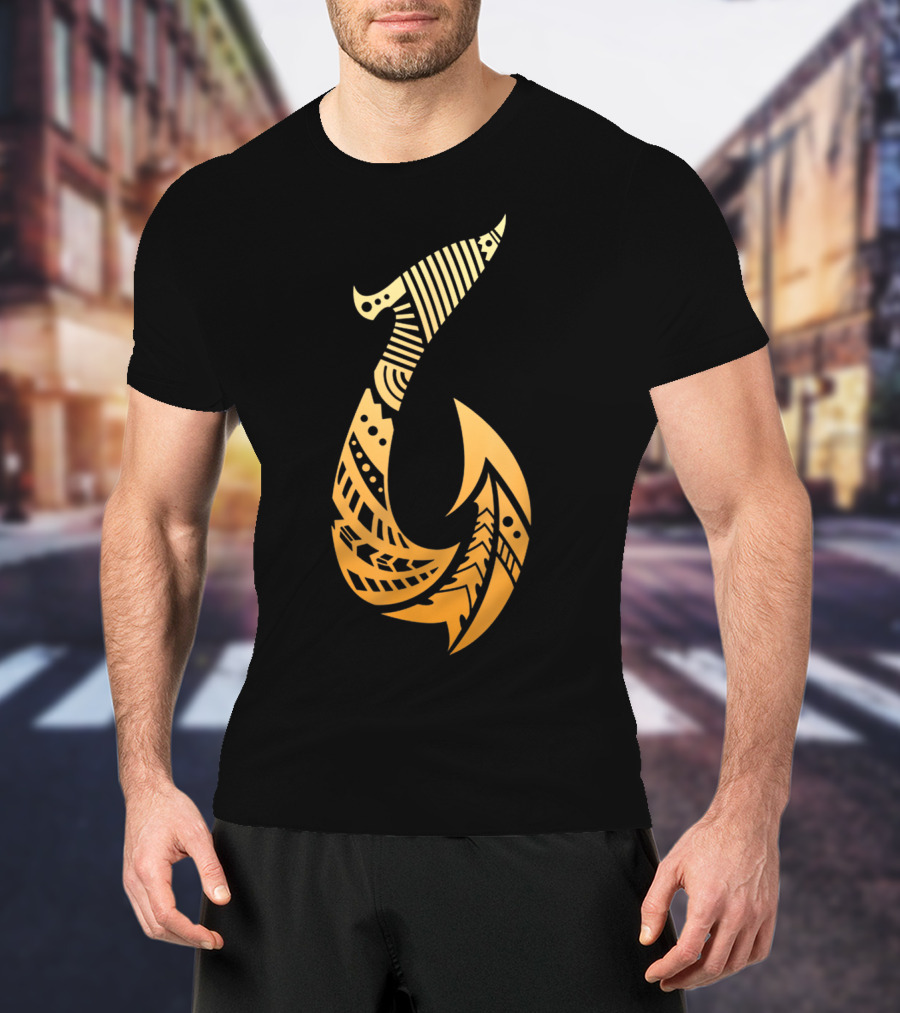 Fisherman Hook Hawaiian Beach Summer T-Shirt