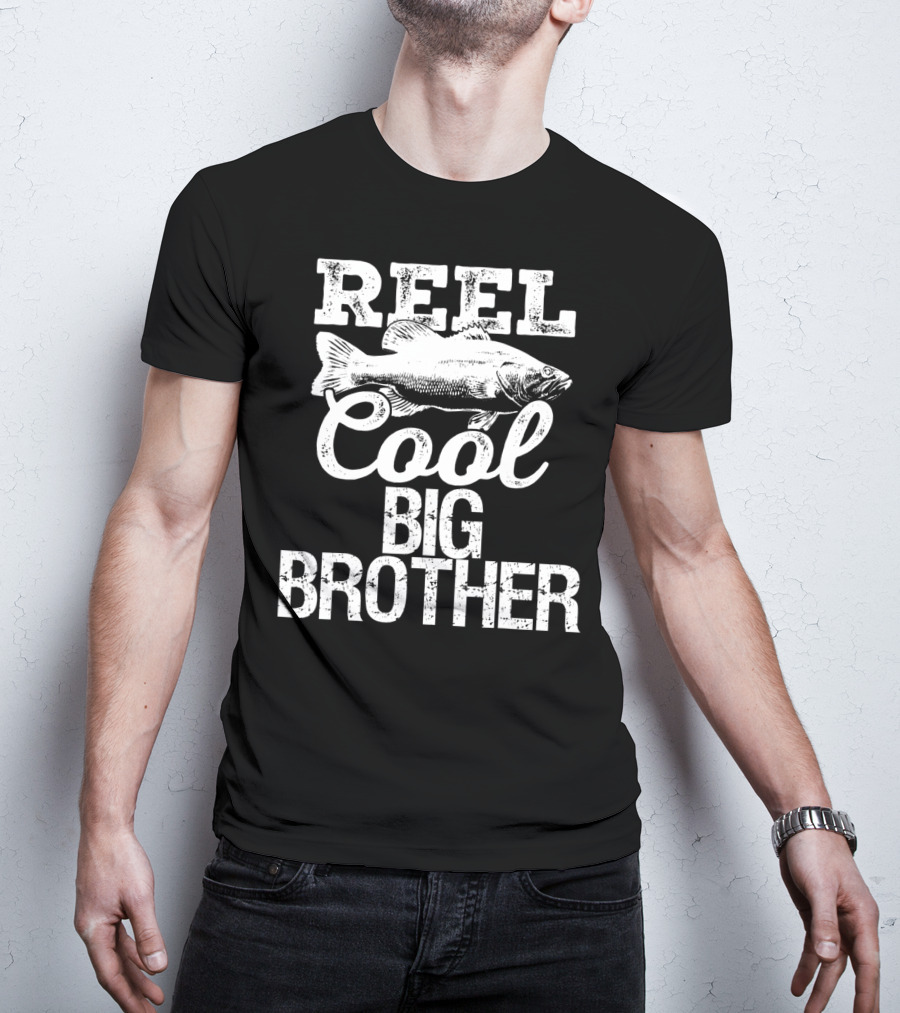 Reel Cool Big Brother Fishing Outdoor Angler Iconic T-Shirt