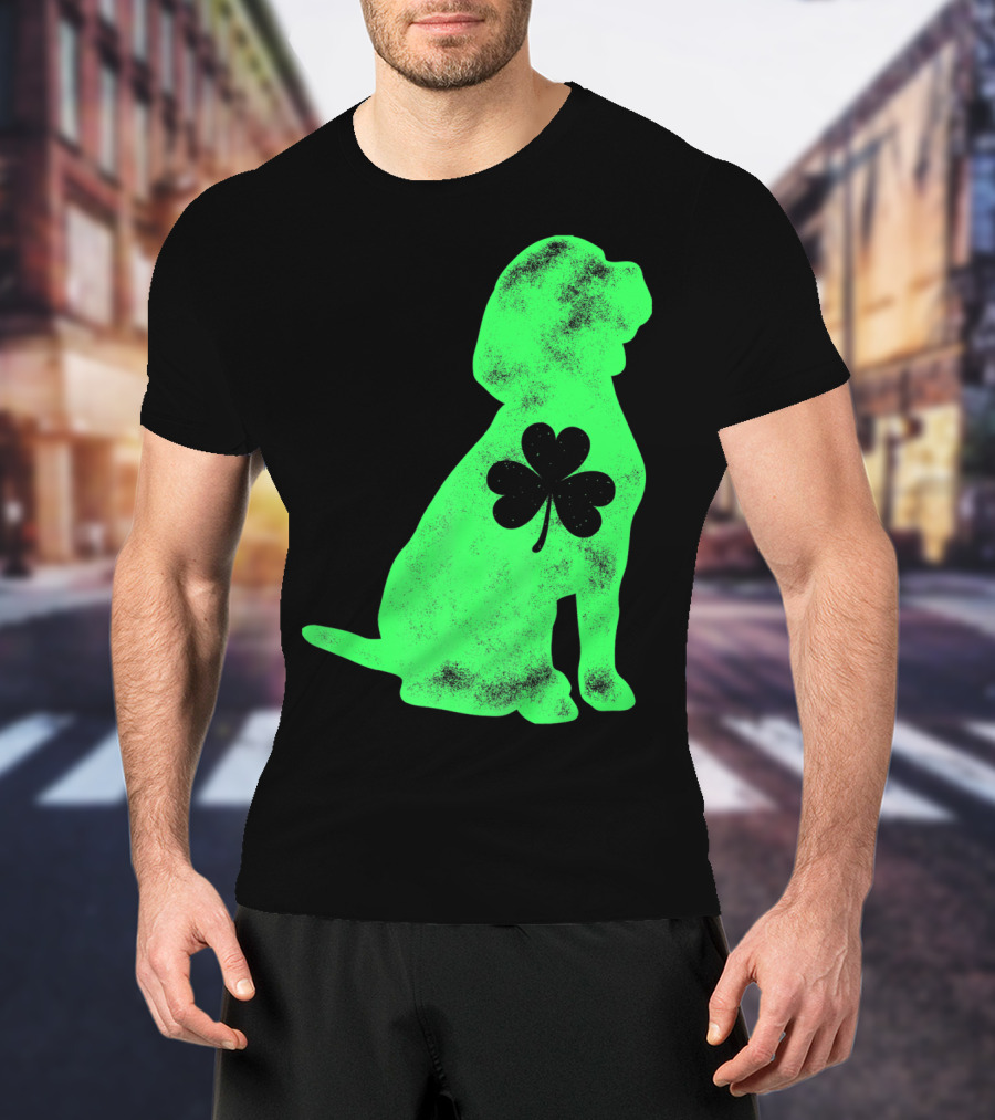 Beagle St Patricks Day Shamrock T-Shirt
