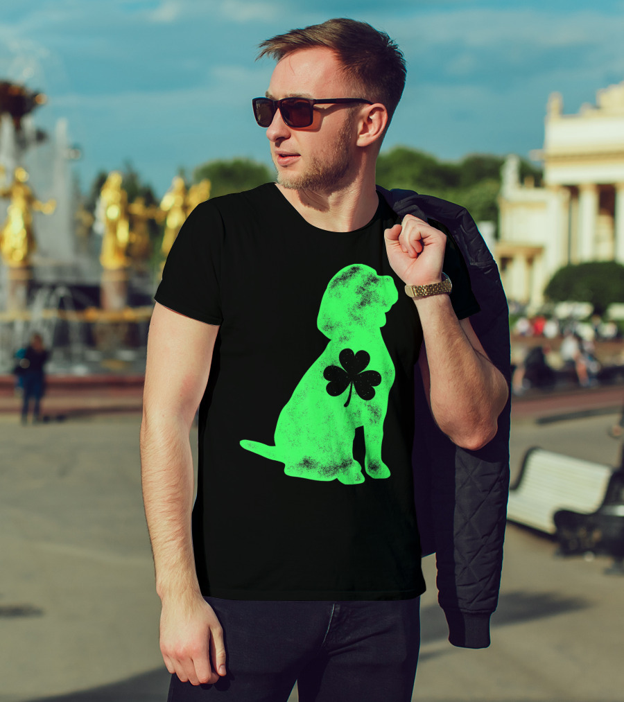 Beagle St Patricks Day Shamrock T-Shirt