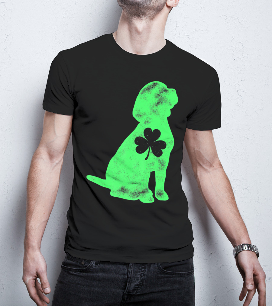 Beagle St Patricks Day Shamrock T-Shirt
