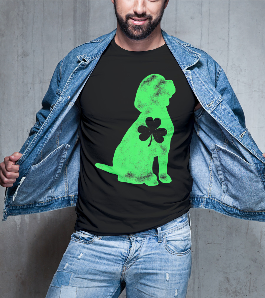 Beagle St Patricks Day Shamrock T-Shirt