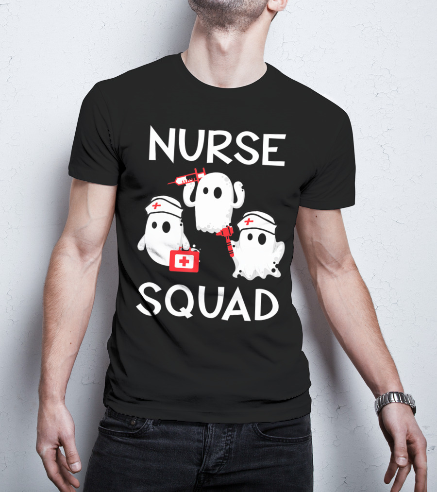 Nurse Squad Boo Boo Ghost Trio T-Shirt