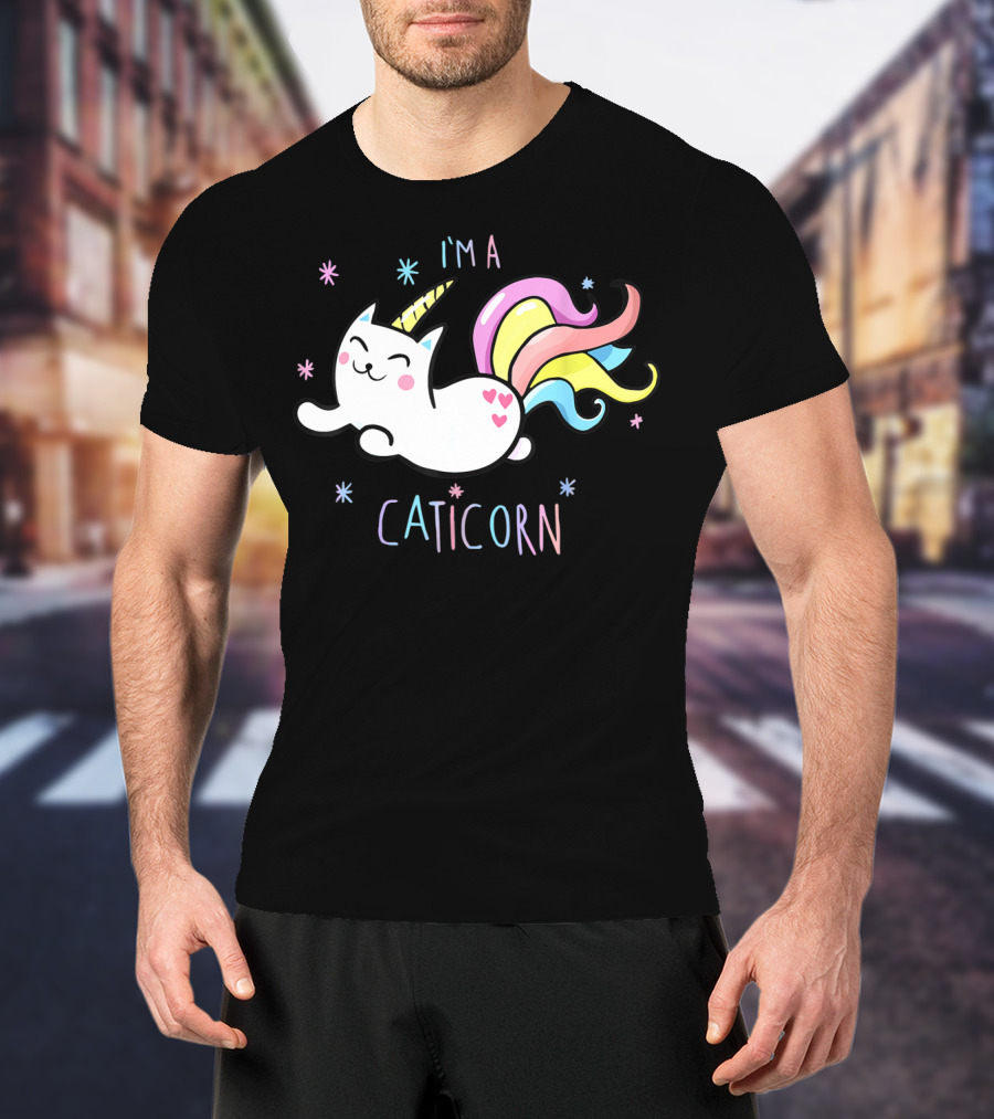 I'm A Caticorn Magical Rainbow Kittycorn Unicorn T-Shirt