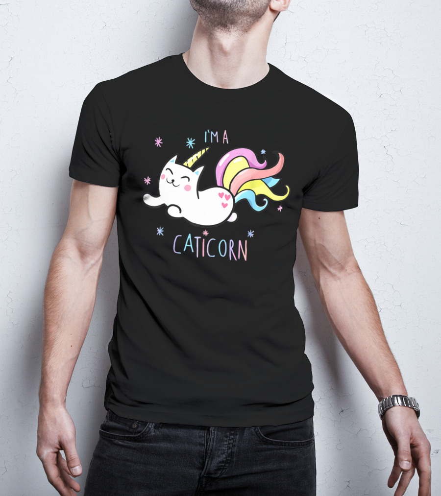 I'm A Caticorn Magical Rainbow Kittycorn Unicorn T-Shirt