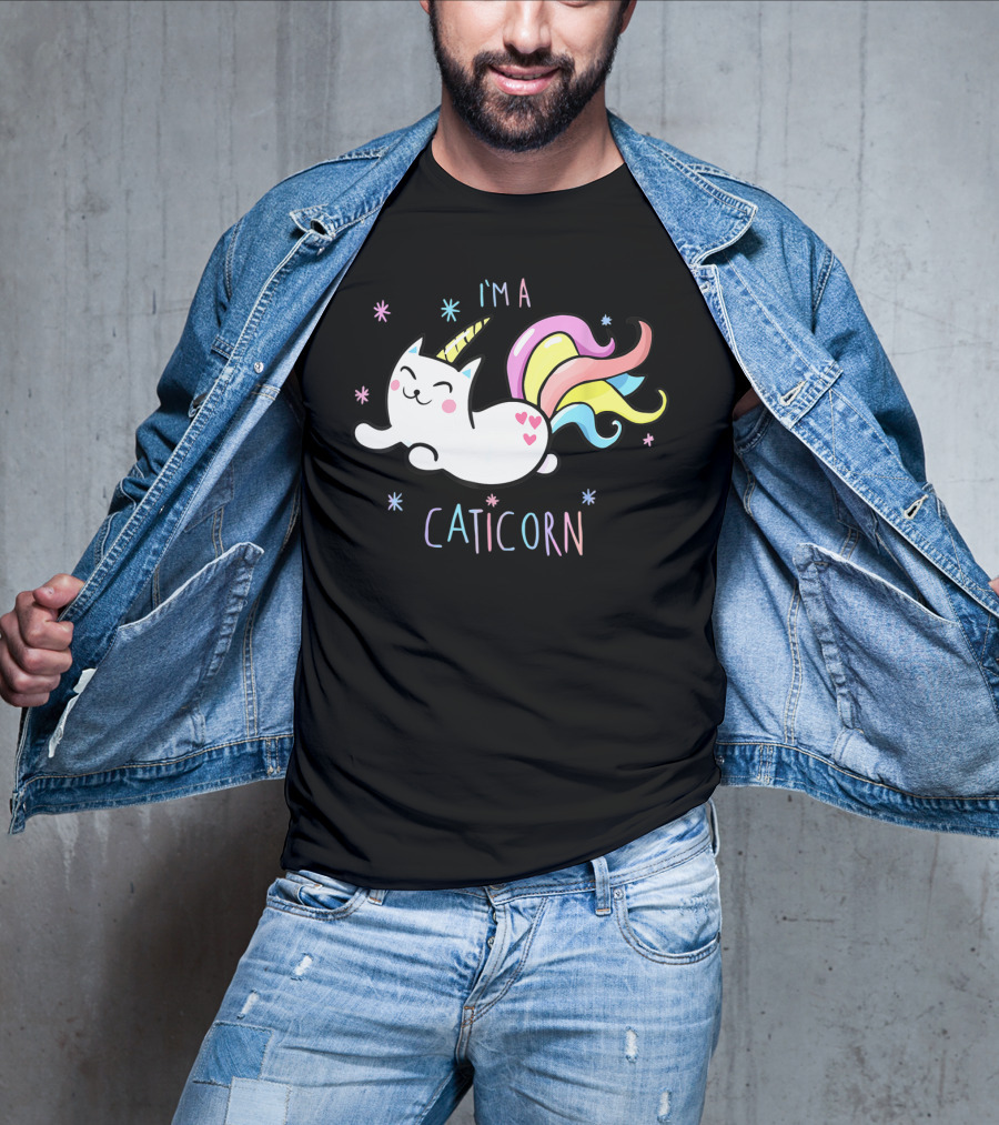 I'm A Caticorn Magical Rainbow Kittycorn Unicorn T-Shirt