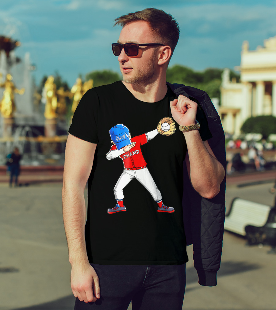 Champ Dabbing Baseball Dab Dance T-Shirt