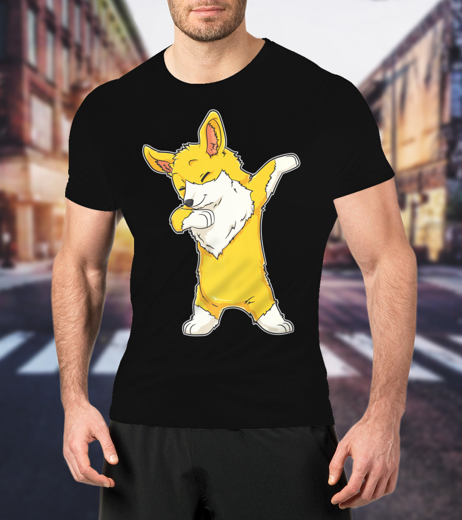 Corgi Dabbing Dance Welsh Corgis Dab T-Shirt