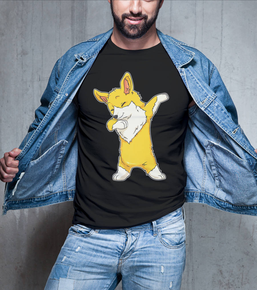 Corgi Dabbing Dance Welsh Corgis Dab T-Shirt