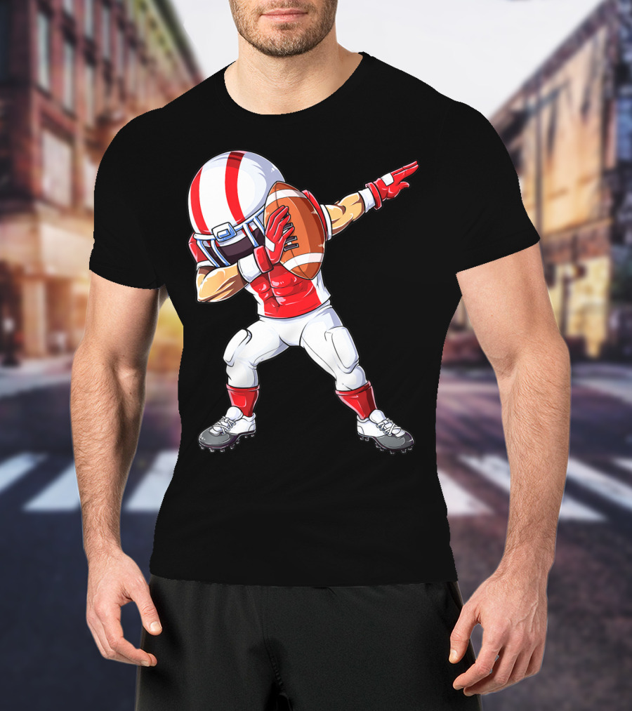 Dabbing Football Player Dab Dance Pose T-Shirt