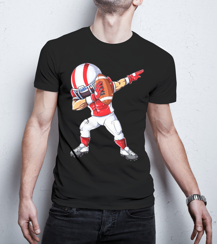 Dabbing Football Player Dab Dance Pose T-Shirt