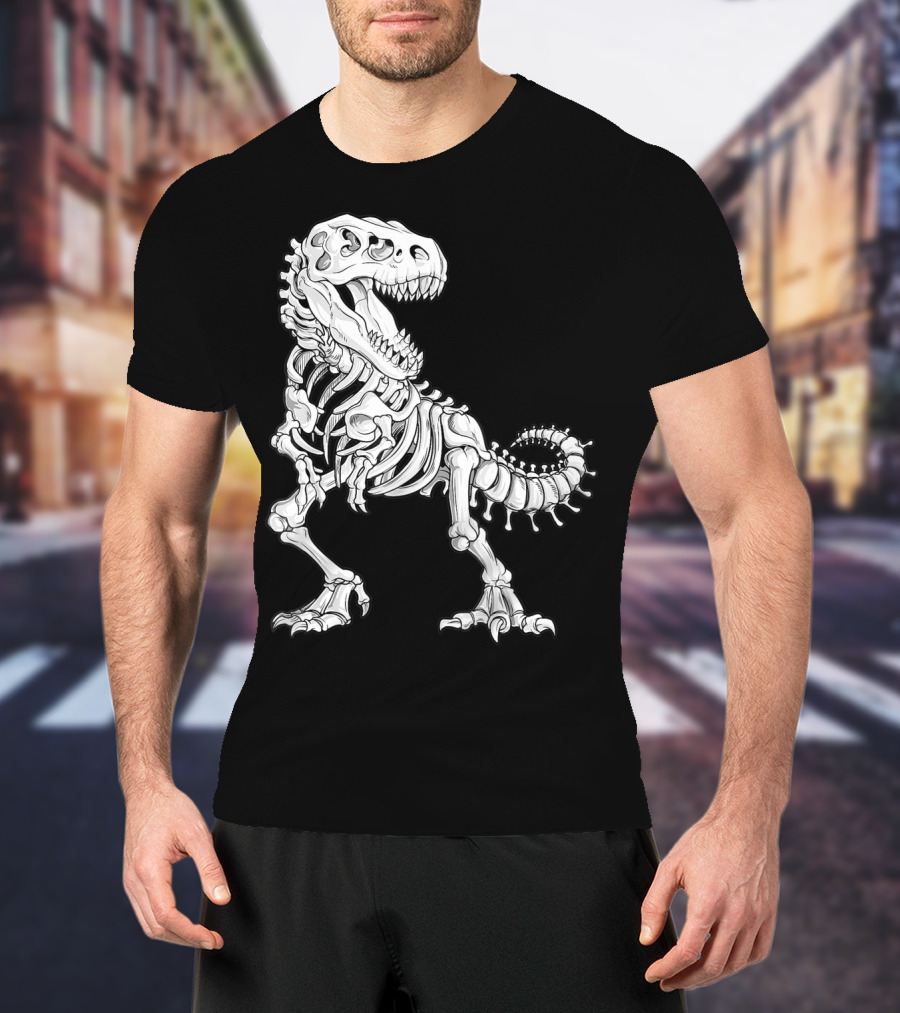 Dinosaur Skeleton T-Rex Fossil T-Shirt