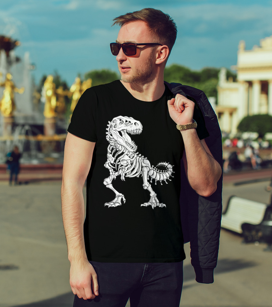 Dinosaur Skeleton T-Rex Fossil T-Shirt
