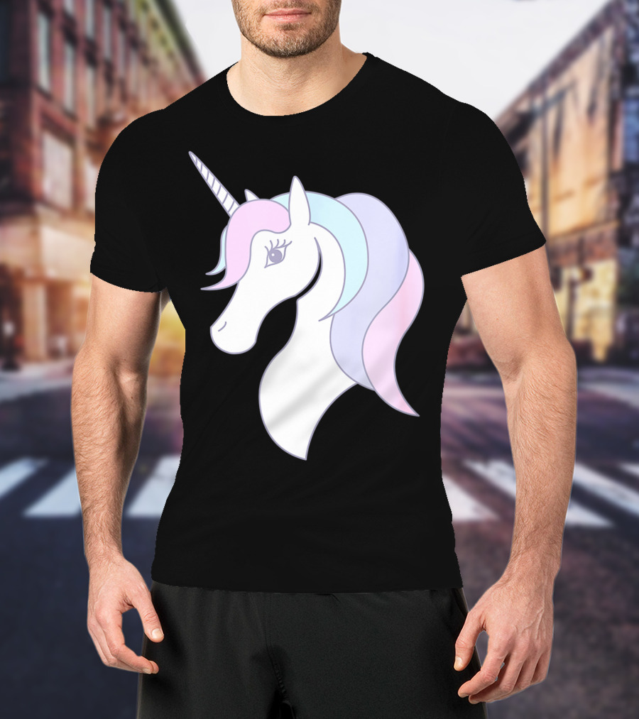 Fabulous Unicorn Pastel Colors For Women Girls T-Shirt