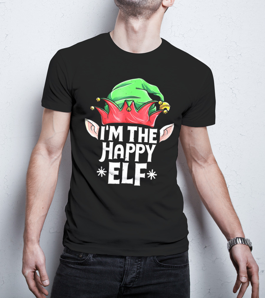 I'm The Happy Elf Christmas Themed Holiday T-Shirt