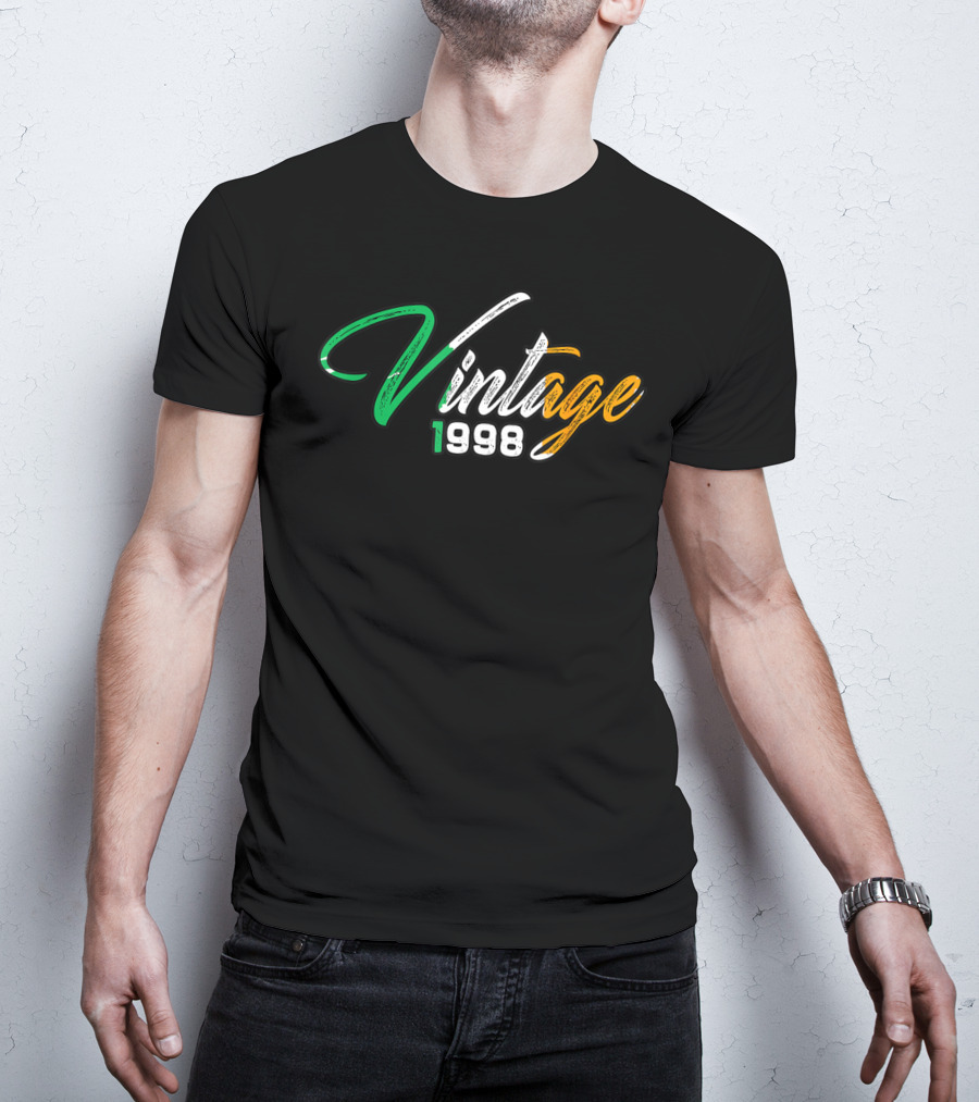 Vintage Irish 1998 21st Birthday St Paddy's Day T-Shirt
