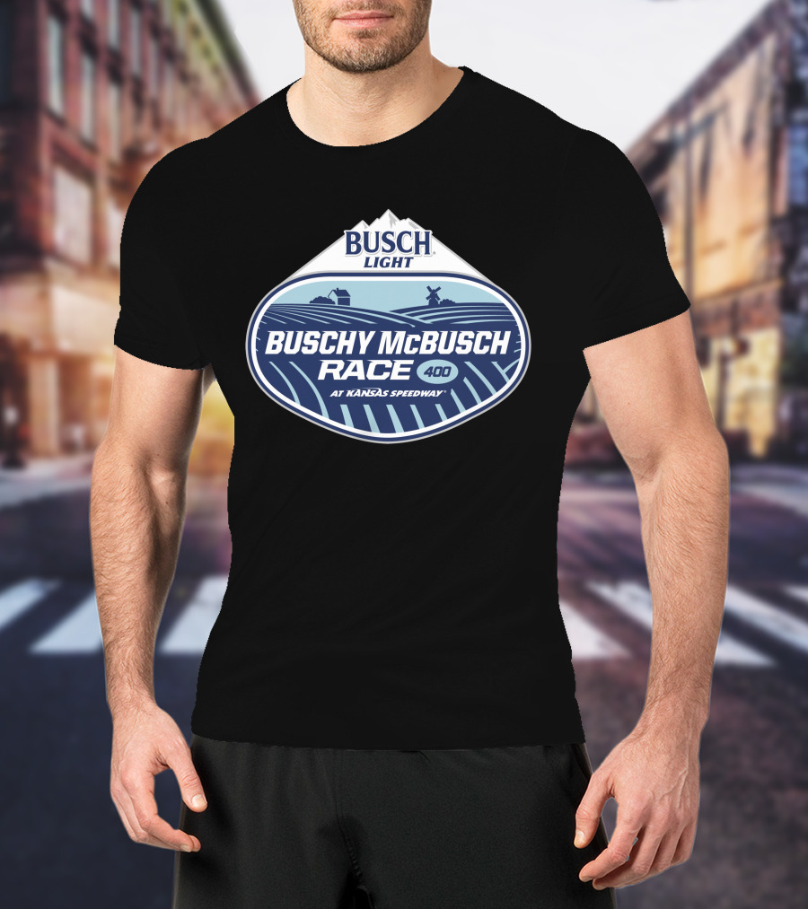 Busch Light Buschy McBusch Race 400 At Kansas Speedway T-Shirt