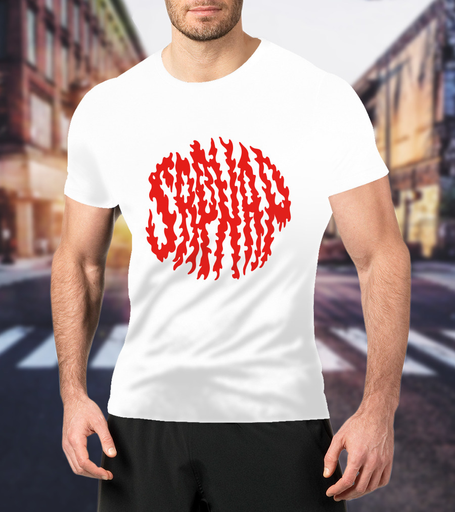 Sapnap Flame Name Red Fiery Merchandise T-Shirt
