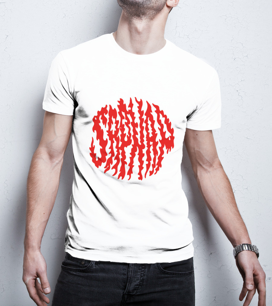Sapnap Flame Name Red Fiery Merchandise T-Shirt