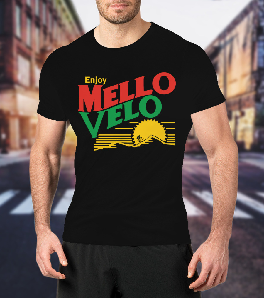 Enjoy Mello Velo Bicycle Adventure T-Shirt