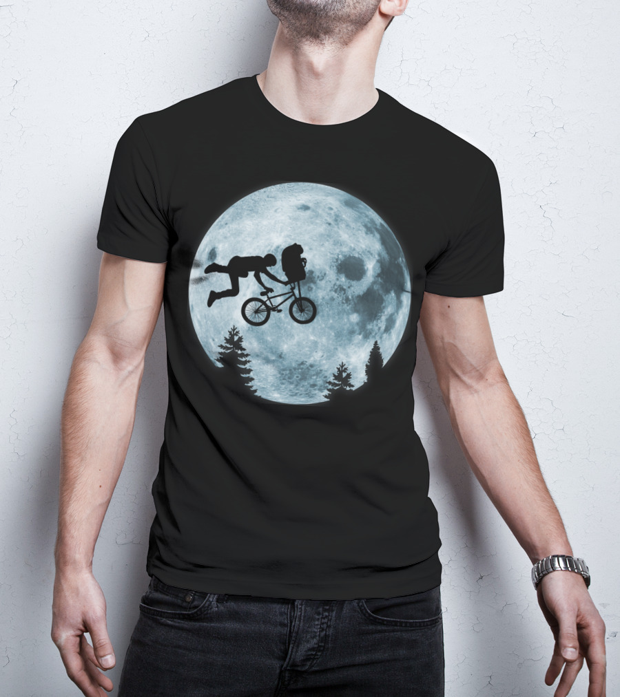 Extreme Terrestrial Moon Biking T-Shirt