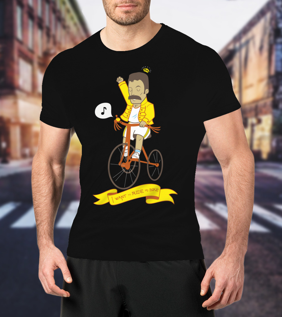 Freddie I Want To Ride My Bike T-Shirt