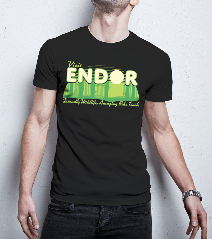 Visit Endor Friendly Wildlife Amazing Bike Trails T-Shirt