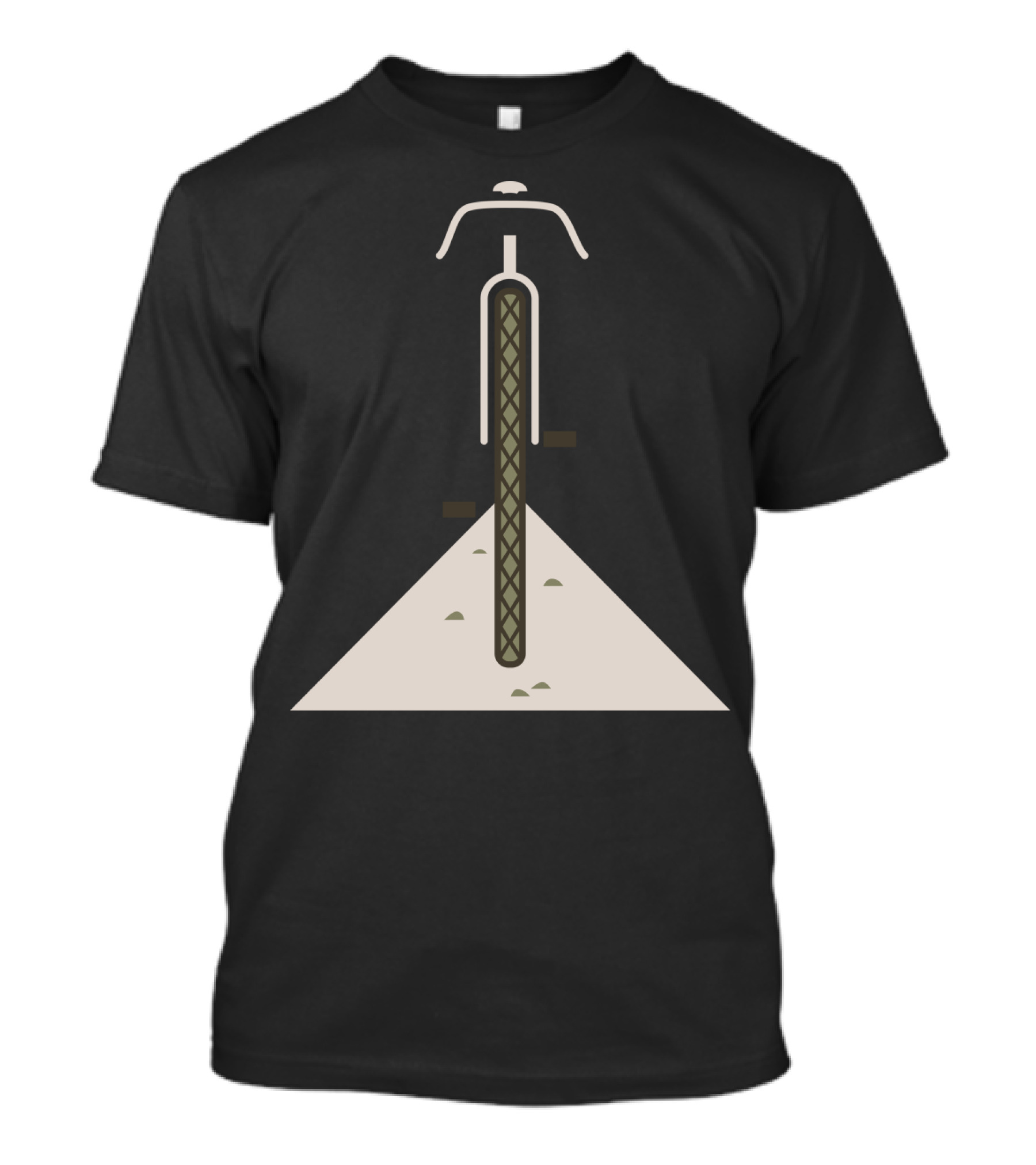 Gravel Grinder Bicycle Path Adventure T-Shirt