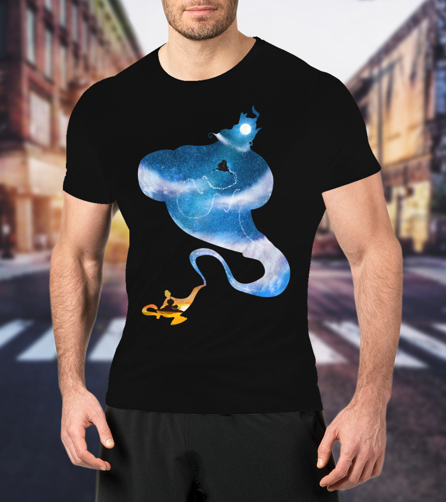 Greater Than All The Magic Lamp Sky Journey T-Shirt